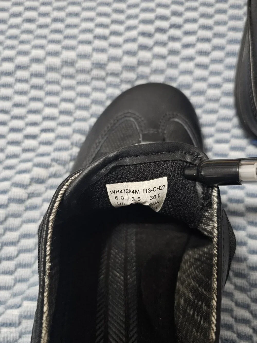 NEW Keds Women's Black Leather Slip-On Sneakers - Bungee Lace - Size 6 - Picture 7 of 7